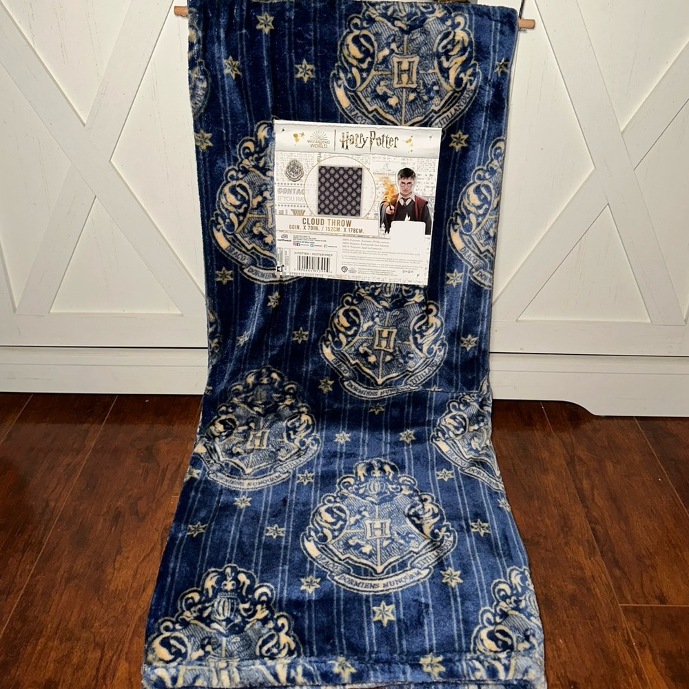 Harry Potter Blue Cloud Throw Blanket